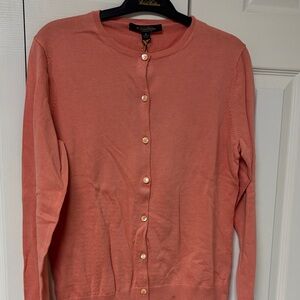 Brooks Brothers Coral Cardigan